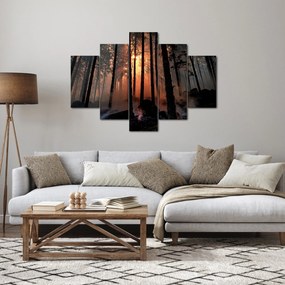 Sötét erdő képe (150x105 cm)