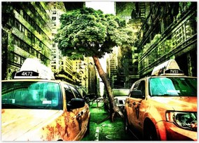 Poszterek 70x50 Zöld New York