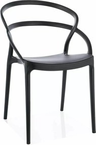 Glis fekete kerti szék Sig