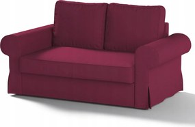 Dekoria Backabro 2 személyes összecsukható kanapé huzat Ikea rózsaszín