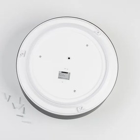 Brilagi - Fürdőszobai mennyezeti lámpatest POOL 3xE27/15W/230V átm. 40 cm IP54 fekete