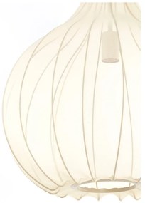 Bézs függőlámpa textil búrával ø 50 cm Elati – Light &amp; Living