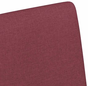 Kerekes Étkező Székek 2 pcs bordó 57 x 66 x 94 cm szövet