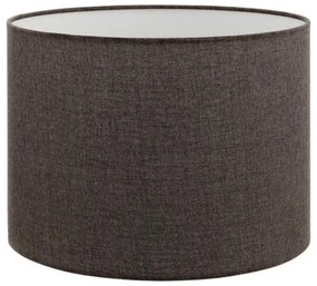 LED állólámpa TUNJA 1xE27/20W/230V, átm. 30 cm, matt króm/barna