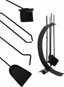 Kandalló Szett 4 Részes Kandalló Seprű Rozsdamentes Kiegészítők