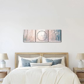 Kép - Kilátás az erdőbe (órával) (90x30 cm)