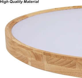 Brilagi - LED mennyezeti lámpatest WOODROUND LED/40W/230V 3000/4000/6000K átm. 60 cm