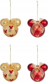 Karácsonyfadísz Disney Mickey egér 4 db-os, ajándéknak is tökéletes