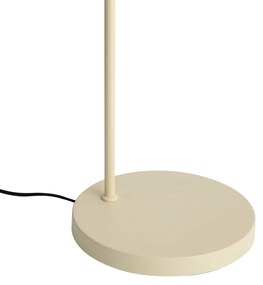Japandi állólámpa bézs színben, krémszínű szövetbúrával - Bida