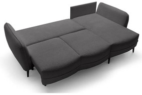 Sarokkanapé Eilish (J) (szürke + fekete) . 1100287