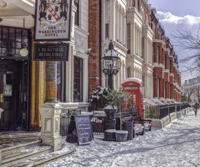 Poszter 60x50cm Maida Vale a hóban, Assaf Frank