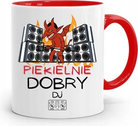 Dja Zene Bögre Piros Pokolian Jó Dj nyomtatott fotóval