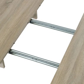 Bővíthető Étkezőasztal Kézműves Sonoma Tölgy Színben. HARRY 102-142 cm