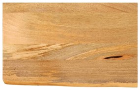 tömör mangófa természetes élű asztallap 50 x 20 x 3,8 cm