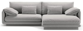 Világosszürke sarokkanapé (jobb oldali) Torino – Micadoni Home