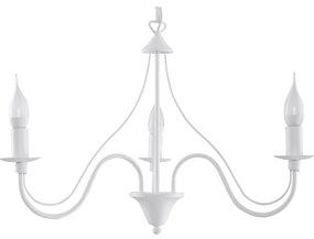 Csillár láncon MINERWA 3 3xE14/40W/230V fehér