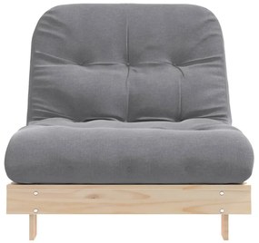 tömör fenyőfa futon kanapéágy matraccal 90 x 206 x 11 cm