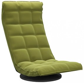 világoszöld bársony forgó matracszék