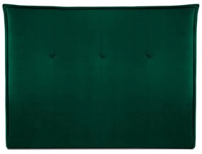 Sötétzöld ágytámla 160x120 cm Monica – Milo Casa