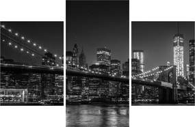 A New York-i Brooklyn-híd képe (90x60 cm)