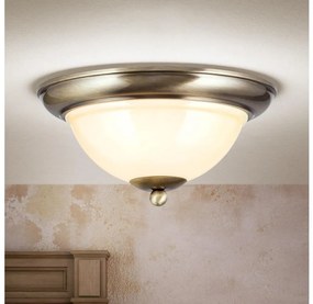 Orion DL 7-675/27-Mennyezeti lámpa AUSTRIAN OLD LAMP 2xE27/60W/230V bronz/bézs