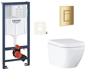 Fali WC-garnitúra világos falra / falra szerelhető Grohe Euro Ceramic SIKOGRSEUSCGL0