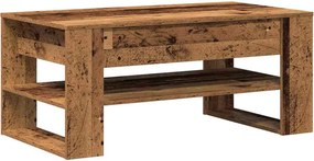 vidaXL Dohányzóasztal Öreg fa 102 x 55 x 45 cm Faanyag