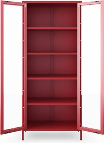 ANGELO vitrin, 800 x 1850 x 450 mm, Modern: piros