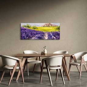 Kép - Provence, franciaország, olajfestmény (120x50 cm)