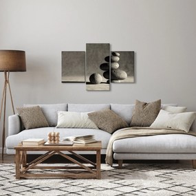 Kép - Szürke kövek (90x60 cm)
