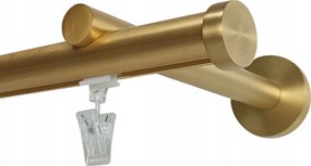 Sínkarnis Alumínium 20mm Sárgaréz Matt 320cm béka