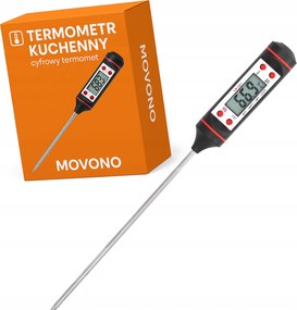 Konyhai Hőmérő Digitális LCD Bor Hús Szonda Grill Sütő