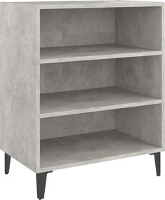vidaXL betonszürke szerelt fa tálalószekrény 57 x 35 x 70 cm