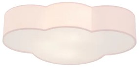 Brilagi - Gyerekszobai mennyezeti lámpa NIMBUS 4xE27/15W/230V 46x63 cm rózsaszín