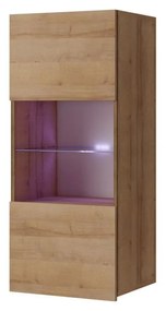 Függesztett vitrin   Brolani BR11 (arany tölgy) (kék LED világítással). 1106338