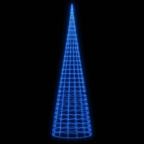 kék LED karácsonyfa zászlórúdra 3000 LED 800 cm
