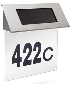 LED Napelemes házszám LED/1,2V IP44