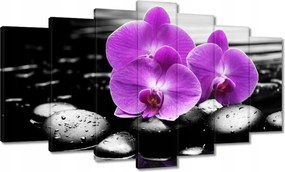 Vászonkép 140x80 Lila leanderek