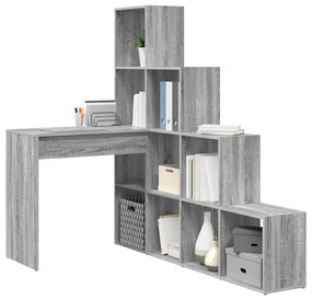 Sarokíróasztal Szürke sonoma 101,5 x 149,5 x 149,5 cm Faanyag