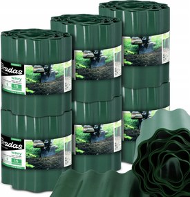 Kerti Gyepszegély 15 cm 54 m Hullámos Műanyag Rugalmas Us-p