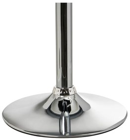 Fekete bőr utánzat állítható magasságú bárszék szett 2 db-os (ülésmagasság 93 cm) – Casa Selección