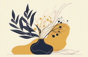 Poszter 86,4x56,8cm Sötét levelek nyugalma