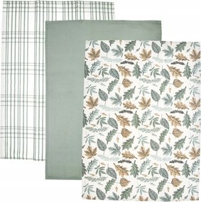 3x Konyhai törlőkendő Pamut törlőkendő Kéztörlő Edény Szalvéta