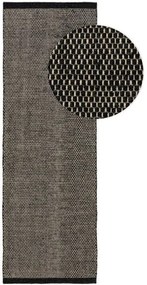Gyapjú szőnyeg Rocco Fekete/Fehér 15x15 cm Sample
