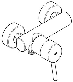 GROHE 32210001 - CONCETTO DN 15 zuhanycsaptelep, fényes króm