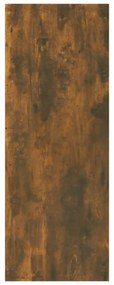 füstös tölgyszínű szerelt fa tálalóasztal 105 x 30 x 80 cm
