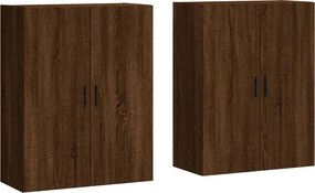 vidaXL 2 db barna tölgy színű faliszekrény 69,5 x 34 x 90 cm