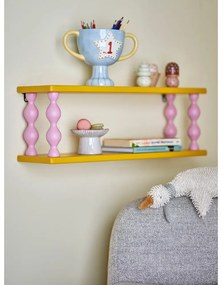 Sárga többszintes gyerek polc 60 cm Bibiola – Bloomingville Mini