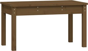 vidaXL mézbarna tömör fenyőfa kerti pad 80 x 44 x 45 cm