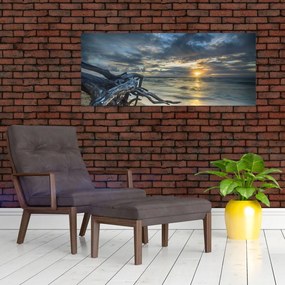 Tenger naplementekor képe (120x50 cm)